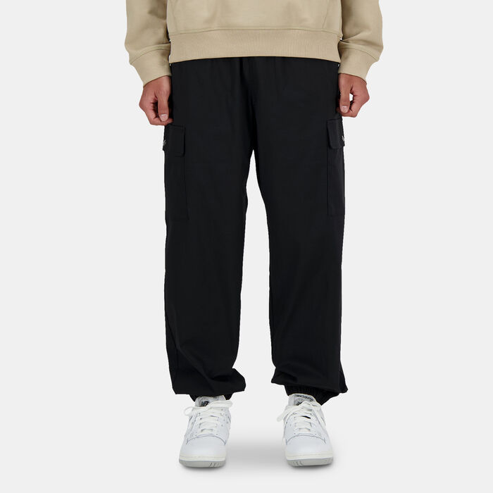 New Balance Men's Twill Cargo Joggers Black New Balance Men's Twill Cargo Joggers Black image number 0