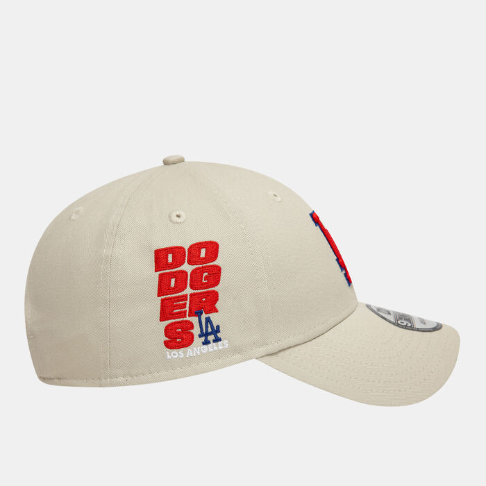 New Era Men's MLB Los Agneles Dodgers Side Patch 9FORTY Cap Beige New Era Men's MLB Los Agneles Dodgers Side Patch 9FORTY Cap Beige image number 3