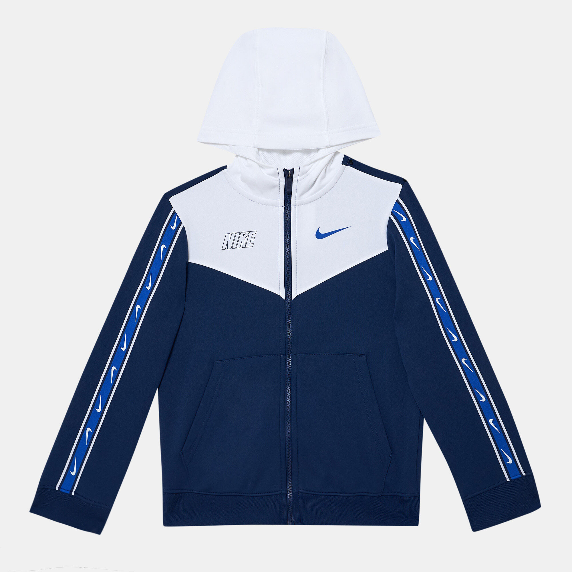 Shop Nike Kids' Sportswear Repeat Full-Zip Hoodie (Older