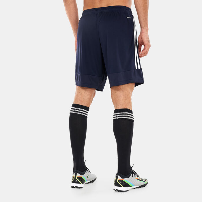 adidas Men's AEROREADY Sereno Cut 3-Stripes Shorts Blue adidas Men's AEROREADY Sereno Cut 3-Stripes Shorts Blue image number 1