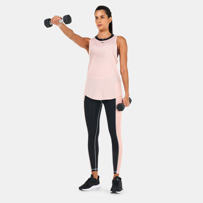 PUMA Women's Safari Glam Training Tank Top Pink image number 2