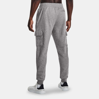 Under Armour Men's Rival Fleece Cargo Sweatpants Grey