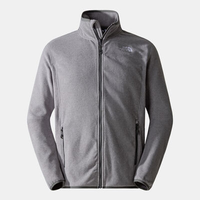 The North Face Men's 100 Glacier Full-Zip Fleece Jacket Grey