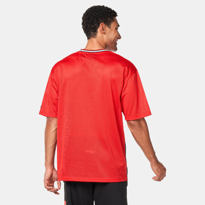 New Era Men's NBA Chicago Bulls Arch Graphic T-Shirt Red image number 1