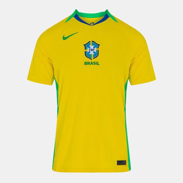 Nike Men's Brazil 2025 Home Replica Football Jersey (Women's Team) yellow Nike Men's Brazil 2025 Home Replica Football Jersey (Women's Team) yellow image number 0