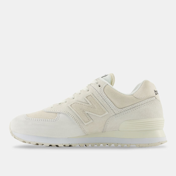 New Balance Women's 574+ Shoes Beige New Balance Women's 574+ Shoes Beige image number 0