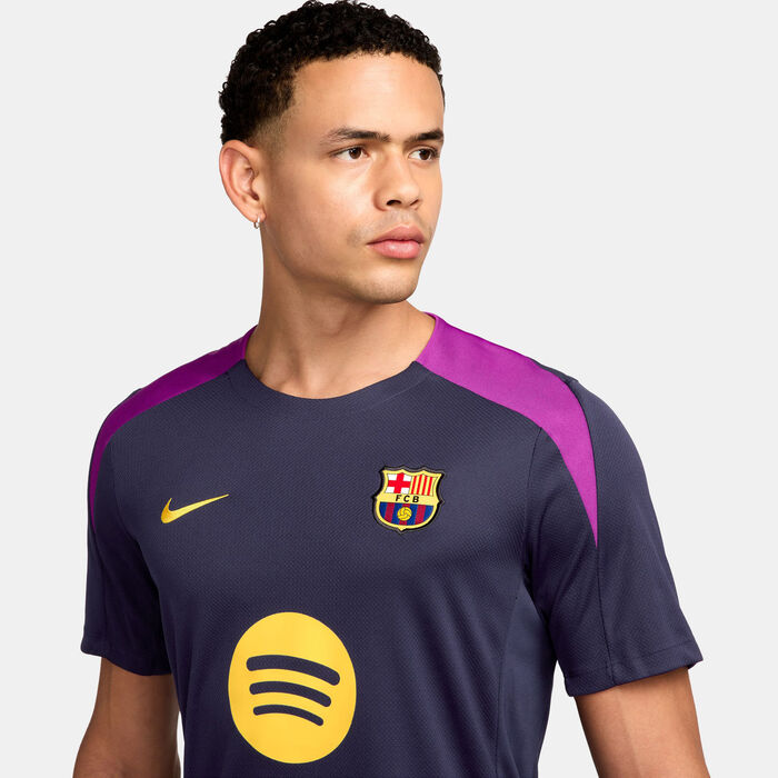 Nike Men's FC Barcelona Strike Pre-Match Football Top Purple Nike Men's FC Barcelona Strike Pre-Match Football Top Purple image number 2