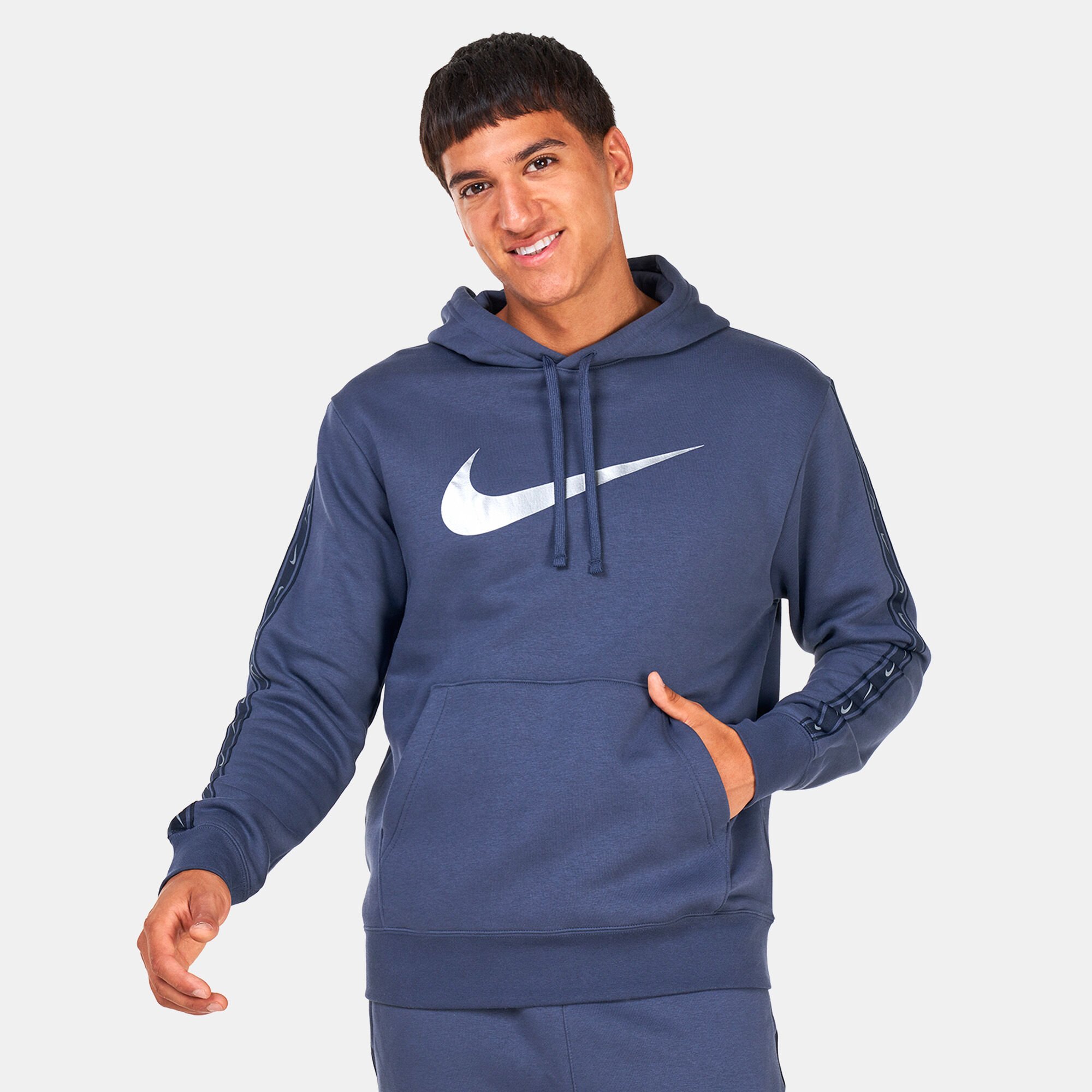 Men s Sportswear Repeat Pullover Fleece Hoodie