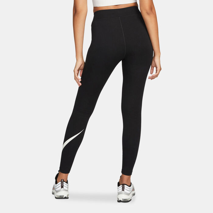 Nike Women's Sportswear Classics Graphic Leggings Black image number 1