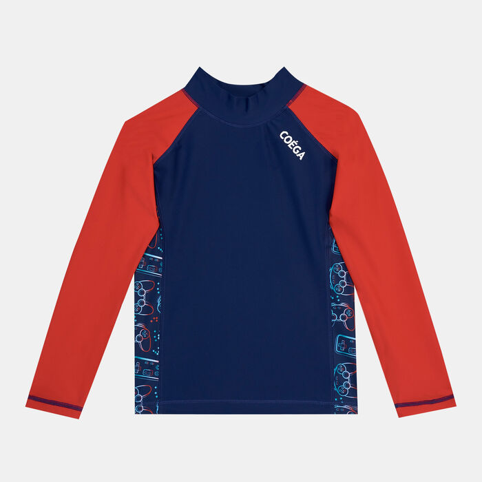 COEGA Kids' Graphic Print Rashguard Blue image number 0