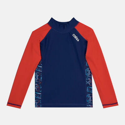 COEGA Kids' Graphic Print Rashguard Blue COEGA Kids' Graphic Print Rashguard Blue