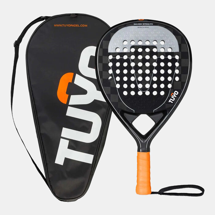 TUYO Silver Stealth Padel Racket Silver TUYO Silver Stealth Padel Racket Silver image number 4