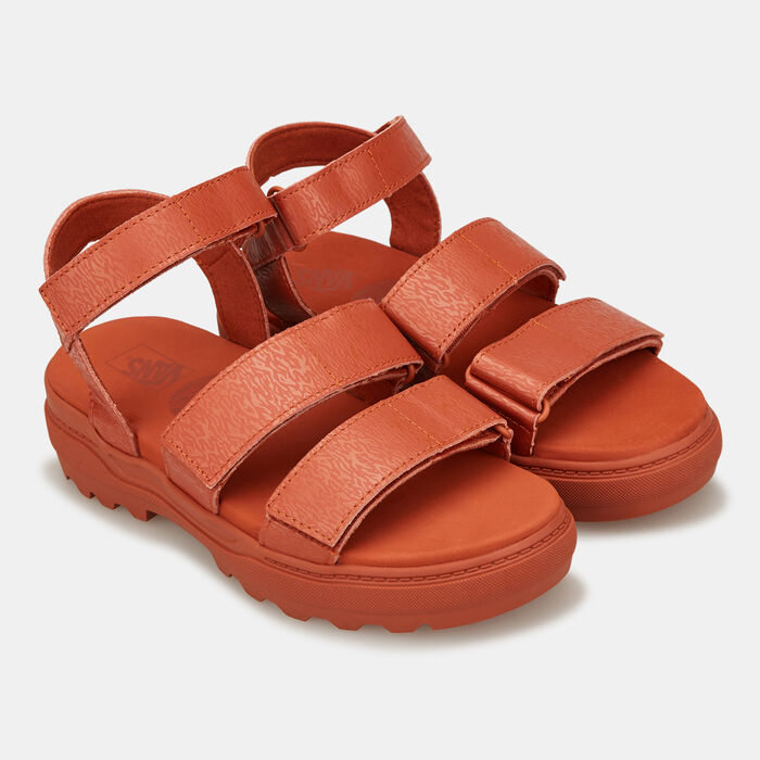 Vans Textured Waves Unisex Sandals Brown Vans Textured Waves Unisex Sandals Brown image number 1
