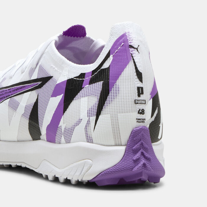 PUMA Men's ULTRA 5 Match Forever Turf Ground Football Shoes White image number 5