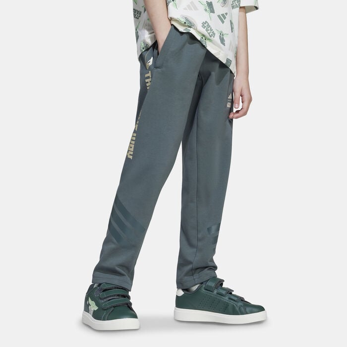 adidas Kids' Star Wars The Mandalorian Joggers Grey adidas Kids' Star Wars The Mandalorian Joggers Grey image number 0