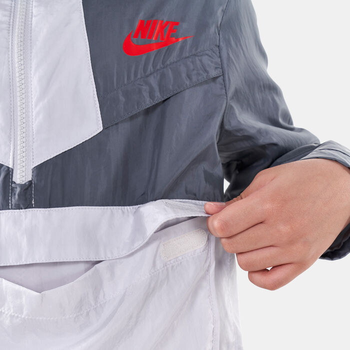 Nike Kids' Anorak Jacket (Younger Kids) Grey image number 3