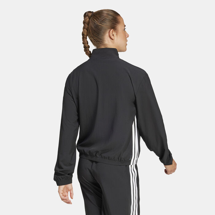 adidas Women's Train Essentials Training Jacket Black adidas Women's Train Essentials Training Jacket Black image number 1
