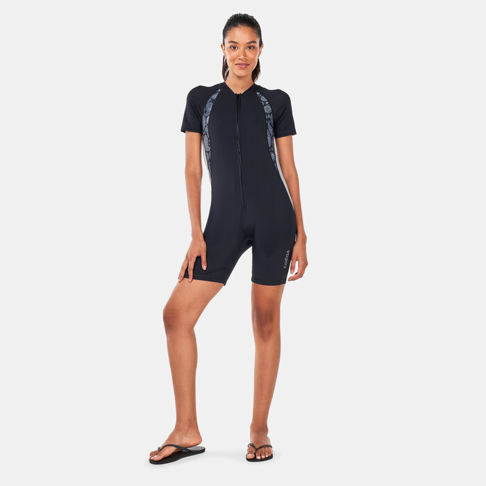 COEGA Women's 3/4 SlimKini Swimsuit Black COEGA Women's 3/4 SlimKini Swimsuit Black image number 0