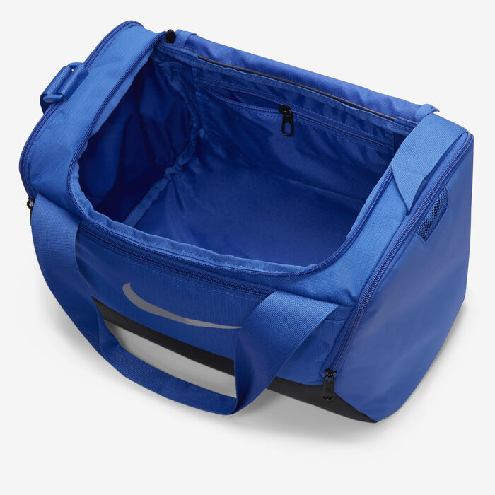 Nike Brasilia 9.5 Training Duffel Bag (Extra-Small) Blue Nike Brasilia 9.5 Training Duffel Bag (Extra-Small) Blue image number 4