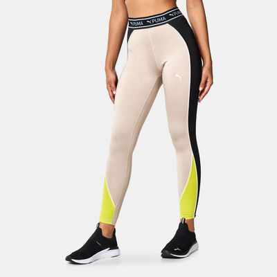 PUMA Women's Fit 7/8 Training Leggings Beige