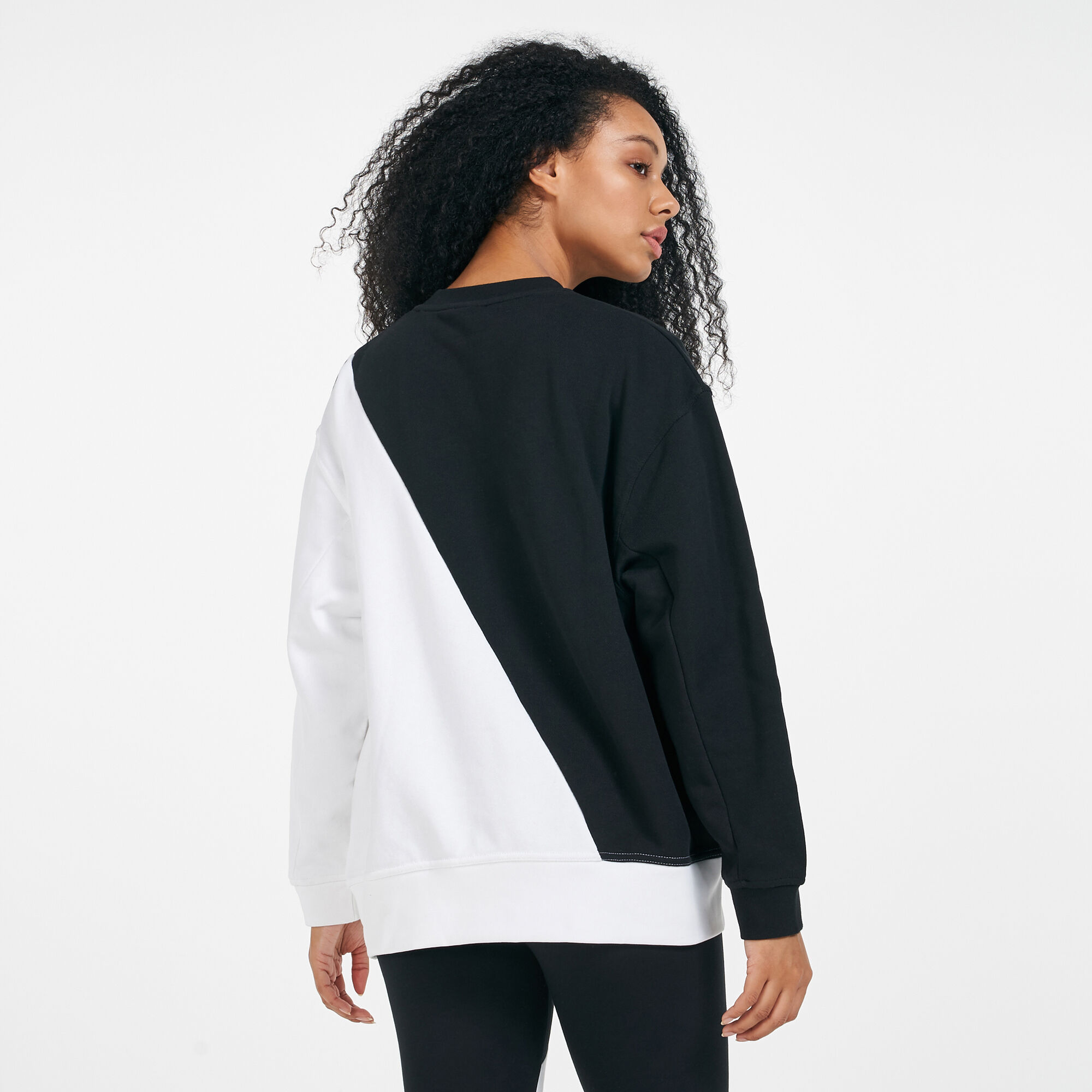 Adicolor sliced shop trefoil sweatshirt
