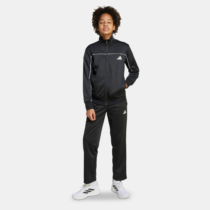 adidas Kids' Colour Pop Tracksuit Black adidas Kids' Colour Pop Tracksuit Black image number 0
