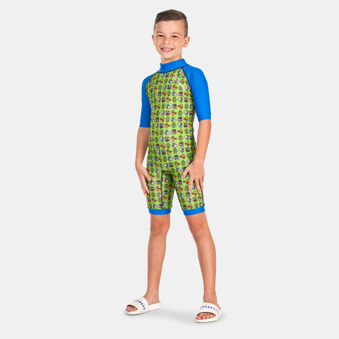 COEGA Kids' One Piece Swimsuit (Younger Kids) Blue COEGA Kids' One Piece Swimsuit (Younger Kids) Blue image number 0