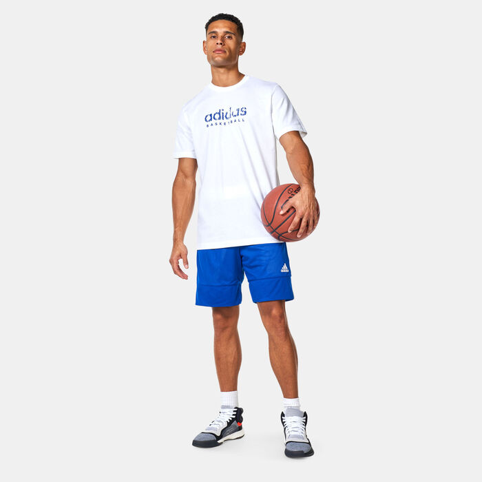 adidas Men's 3G Speed Reversible Basketball Shorts Blue adidas Men's 3G Speed Reversible Basketball Shorts Blue image number 2