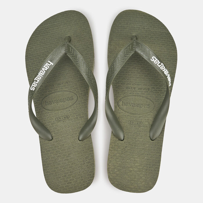 Havaianas Men's Top Logo Filete Flip Flops Green Havaianas Men's Top Logo Filete Flip Flops Green image number 0