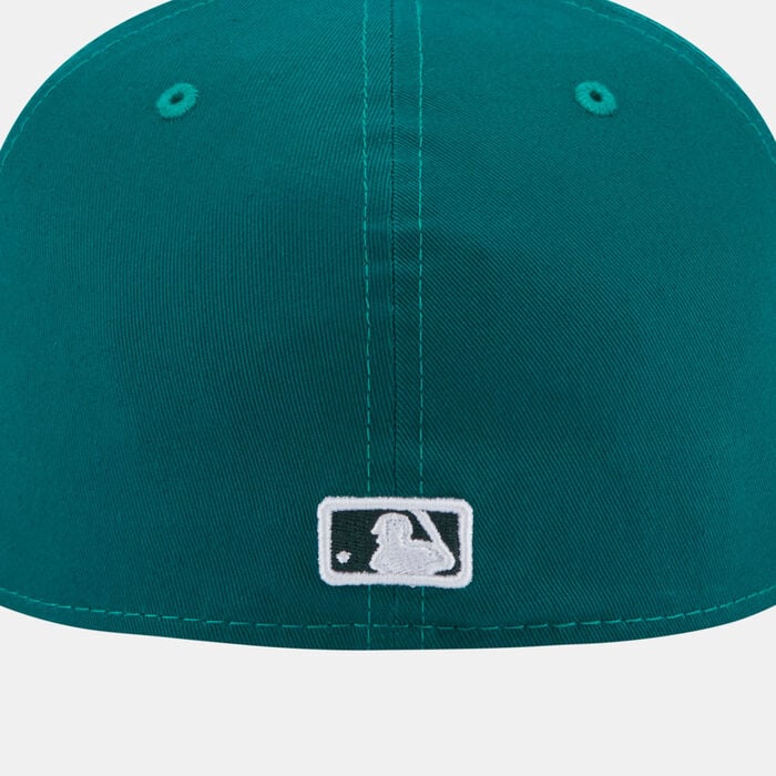 New Era Men's League Essentials 59FIFTY New York Yankees Cap Green New Era Men's League Essentials 59FIFTY New York Yankees Cap Green image number 1