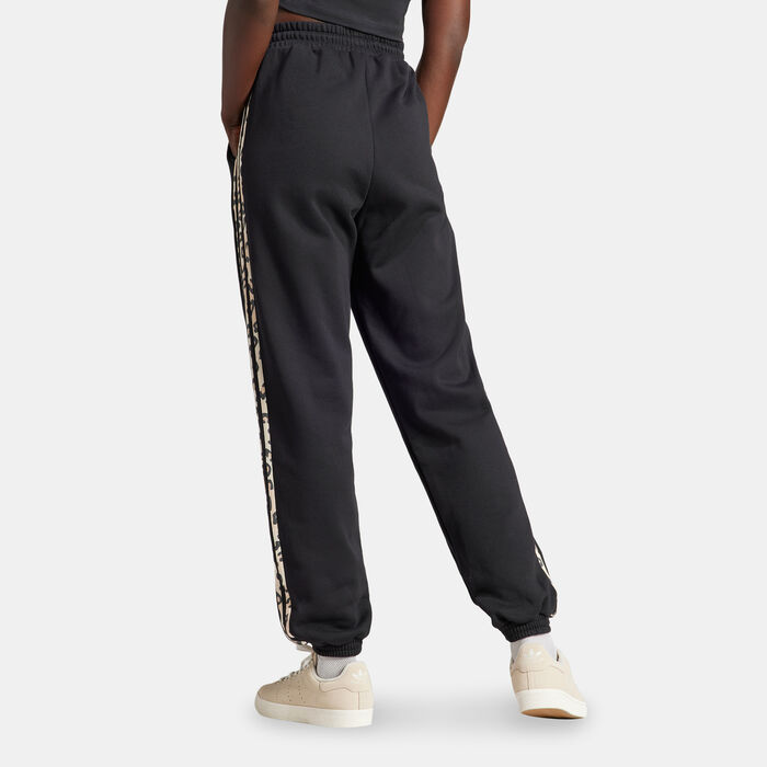 adidas Originals Women's Leopard Luxe Sweatpants Black adidas Originals Women's Leopard Luxe Sweatpants Black image number 1
