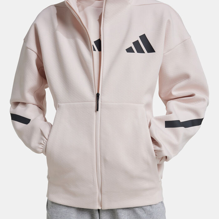 adidas Kids' Z.N.E. Hoodie Pink adidas Kids' Z.N.E. Hoodie Pink image number 3