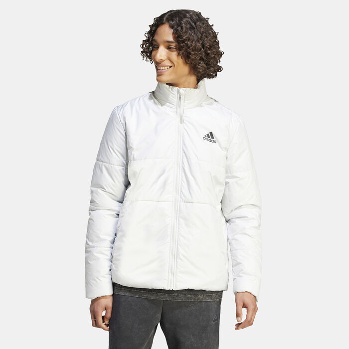 adidas Men's BSC 3-Stripes Insulated Jacket Grey adidas Men's BSC 3-Stripes Insulated Jacket Grey image number 0
