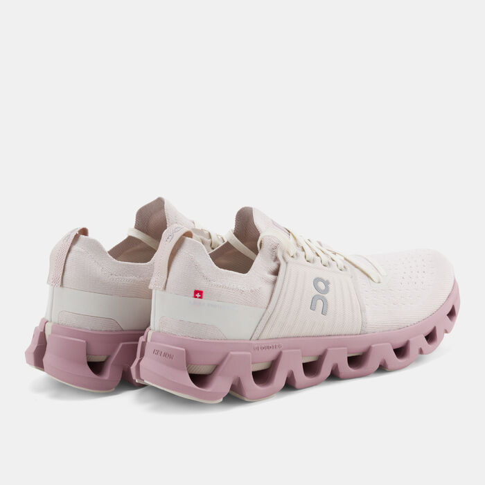 On Women's Cloudswift 4 Running Shoes Beige On Women's Cloudswift 4 Running Shoes Beige image number 2