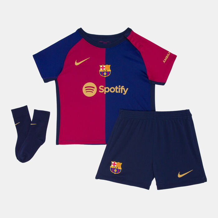 Nike Kids' FC Barcelona 24/25 Home Replica Football Kit Blue Nike Kids' FC Barcelona 24/25 Home Replica Football Kit Blue image number 0