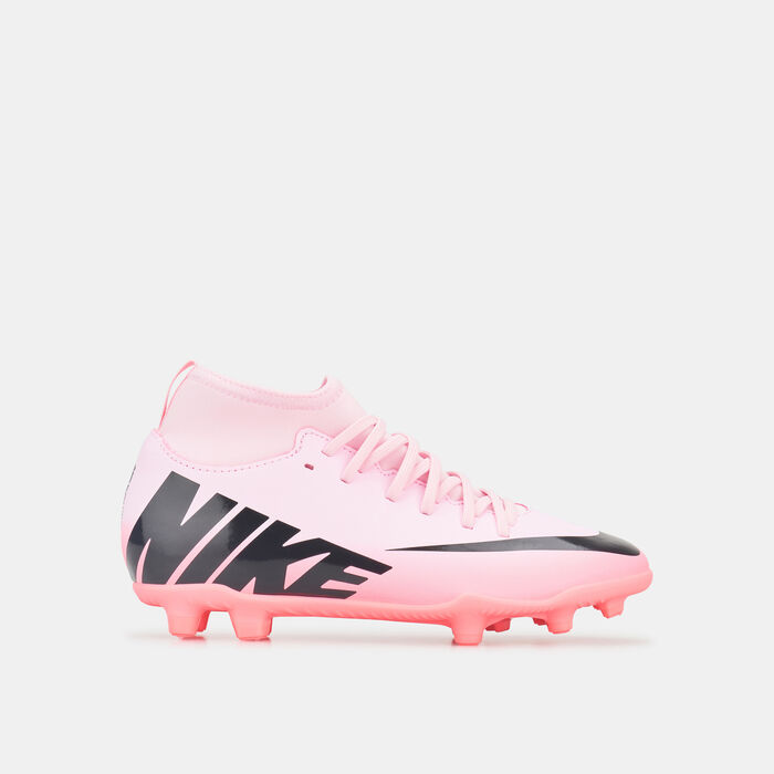 Nike Kids' Mercurial Superfly 9 Club Multi-Ground High-Top Football Shoes (Younger and Older Kids) Pink Nike Kids' Mercurial Superfly 9 Club Multi-Ground High-Top Football Shoes (Younger and Older Kids) Pink image number 0