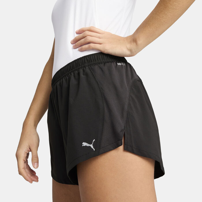 PUMA Women's VELOCITY Running Shorts Black image number 4