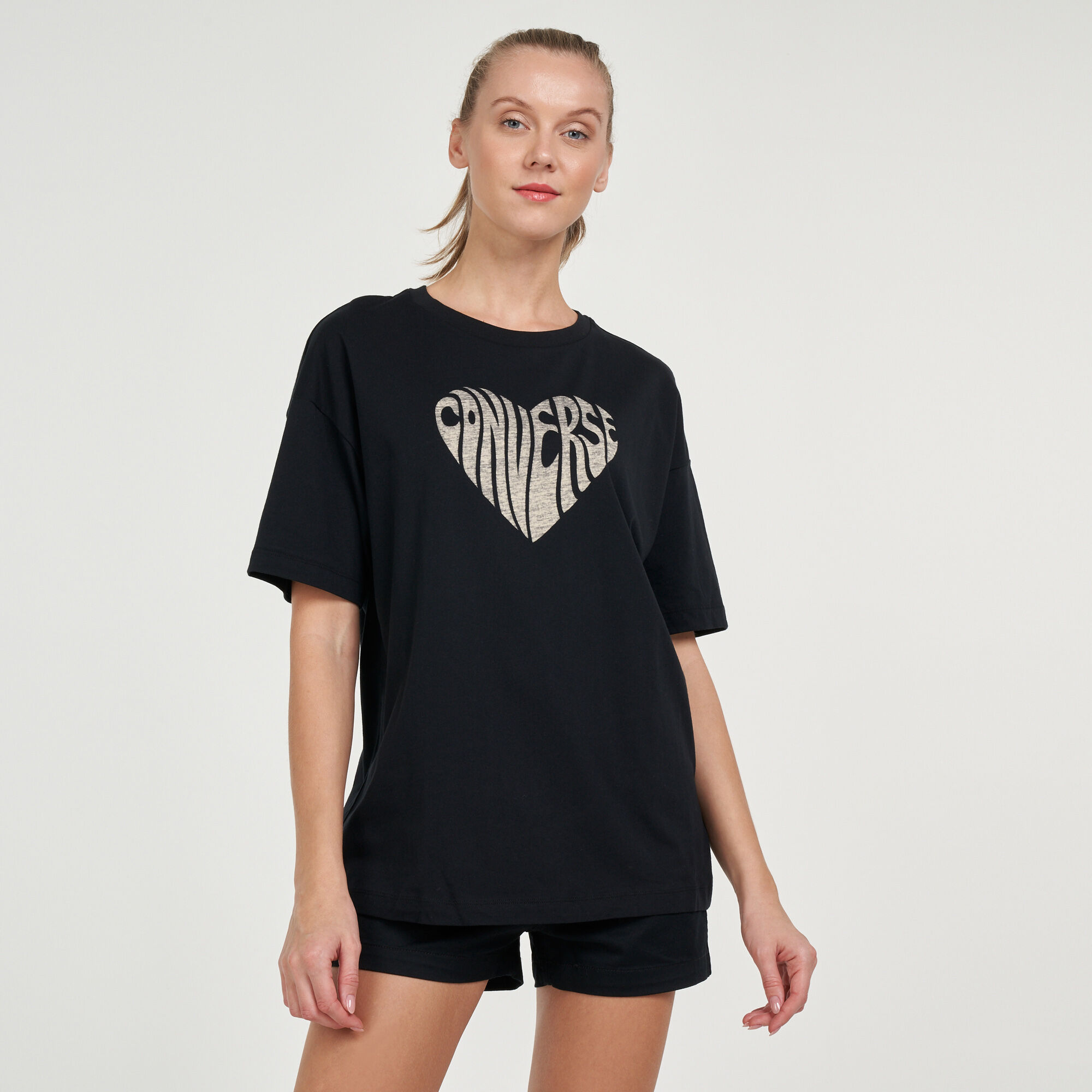 Converse heart t outlet shirt