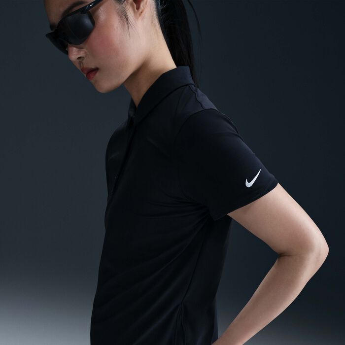 Nike Golf Women's Victory Dri-FIT Sleeveless Polo Shirt Black image number 5