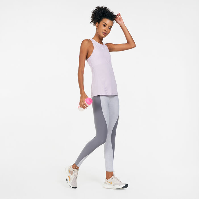 Nike Women's Pro All Over Mesh Tank Top Purple Nike Women's Pro All Over Mesh Tank Top Purple image number 2