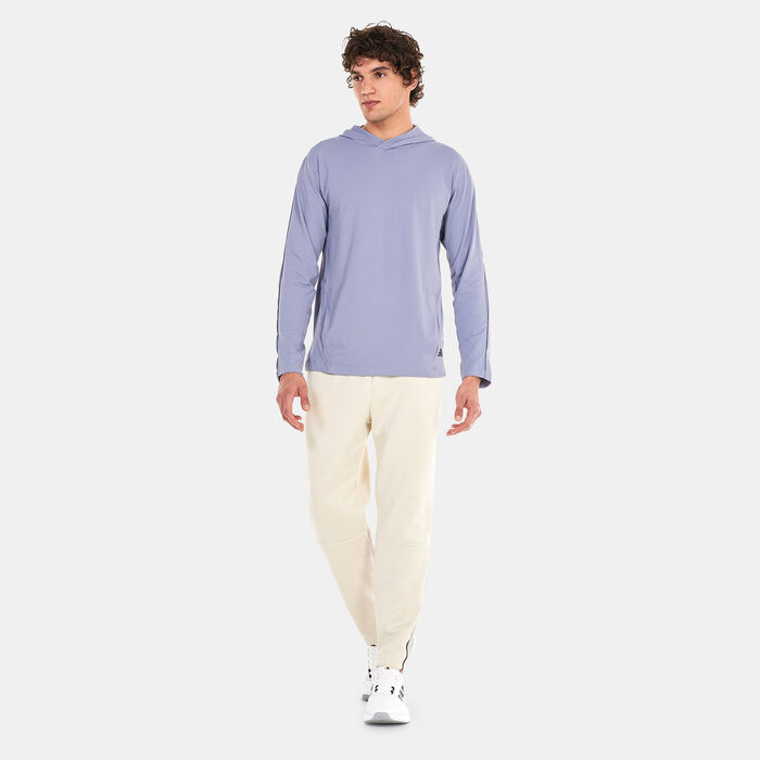 adidas Men's Yoga Graphic Training Hoodie Grey image number 2