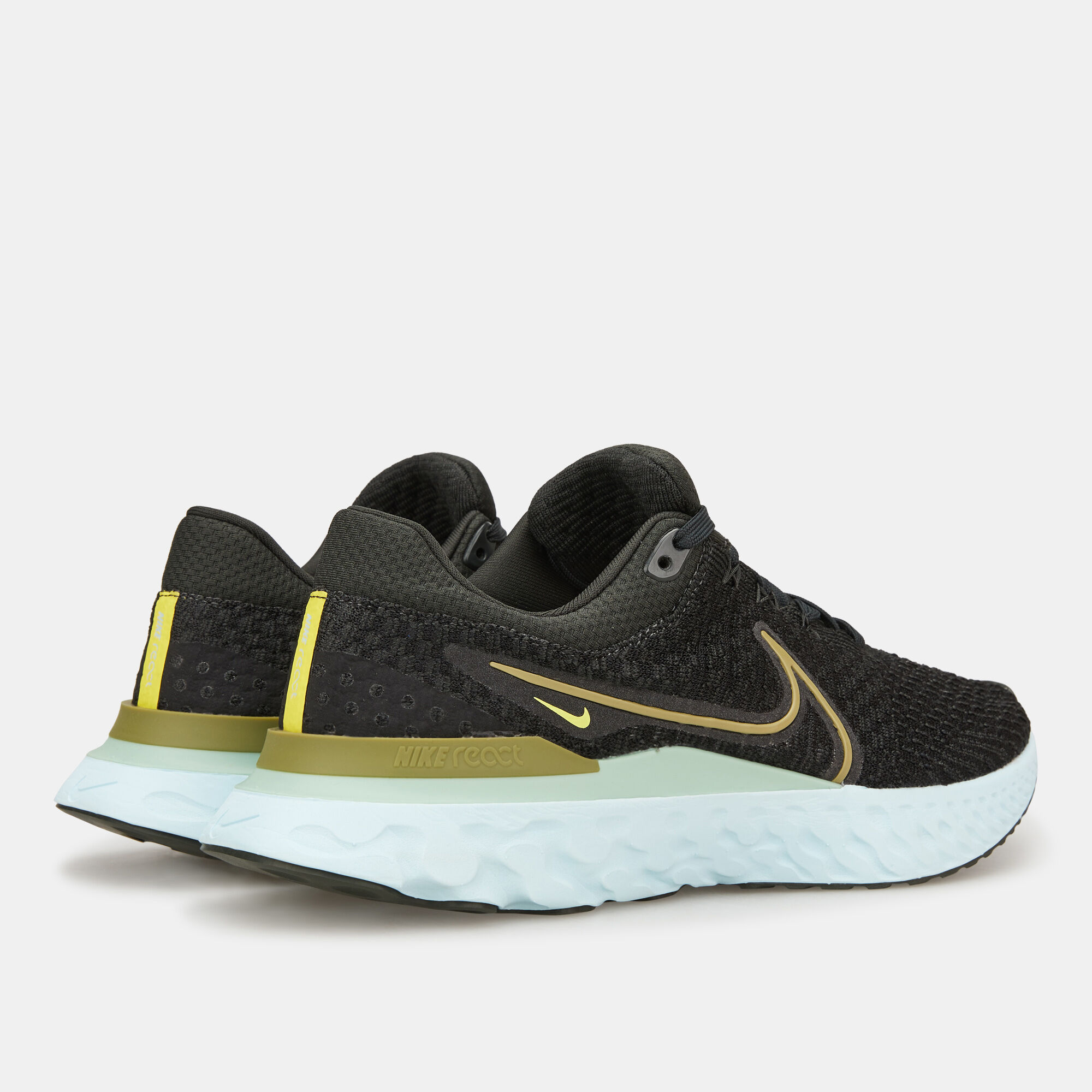 Nike epic react flyknit mens brown deals