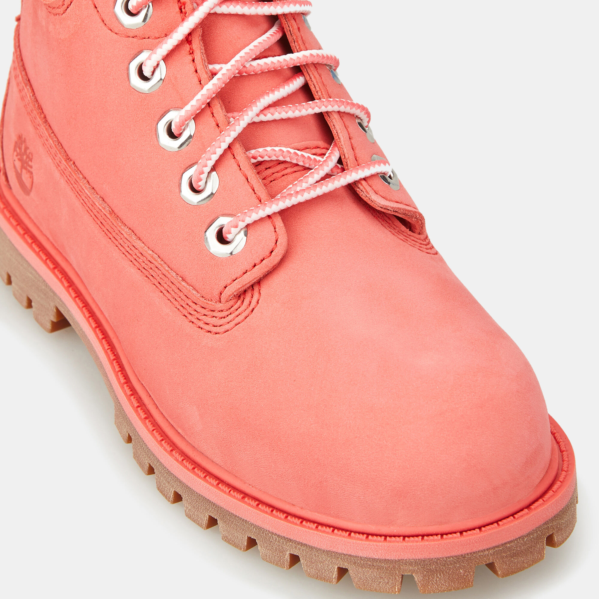 Kids Premium 6 Inch Waterproof Boot Pink Timberland in KSA SSS
