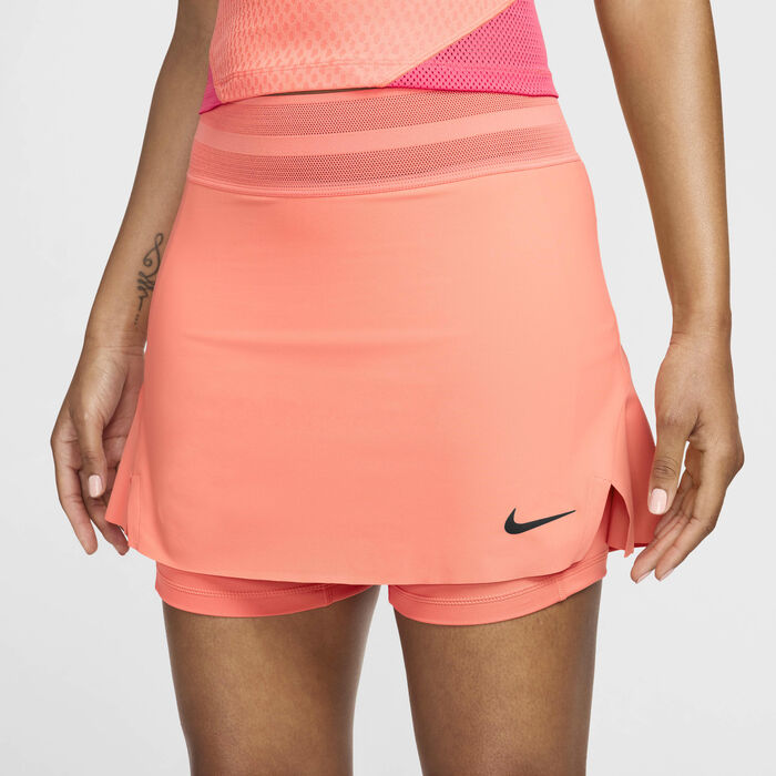 Nike Women's Court Slam Tennis Skirt Peach Nike Women's Court Slam Tennis Skirt Peach image number 1