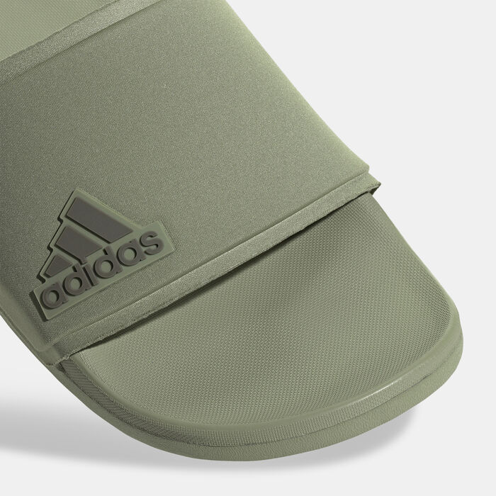 adidas Men's Adilette Comfort Slides Green adidas Men's Adilette Comfort Slides Green image number 5
