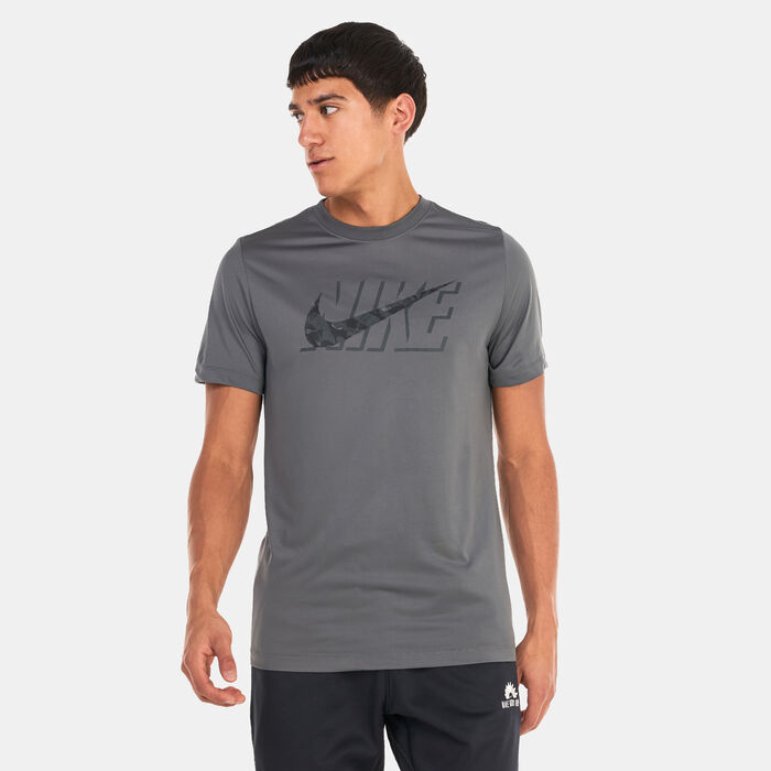 Nike Men's Dri-FIT Camo T-Shirt Grey Nike Men's Dri-FIT Camo T-Shirt Grey image number 0