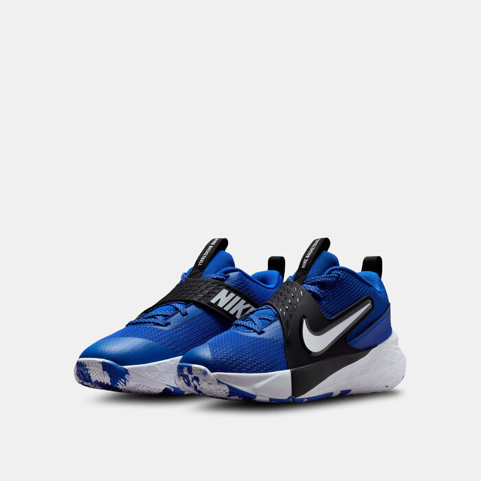 Nike Kids' Team Hustle D Basketball Shoes Blue image number 1
