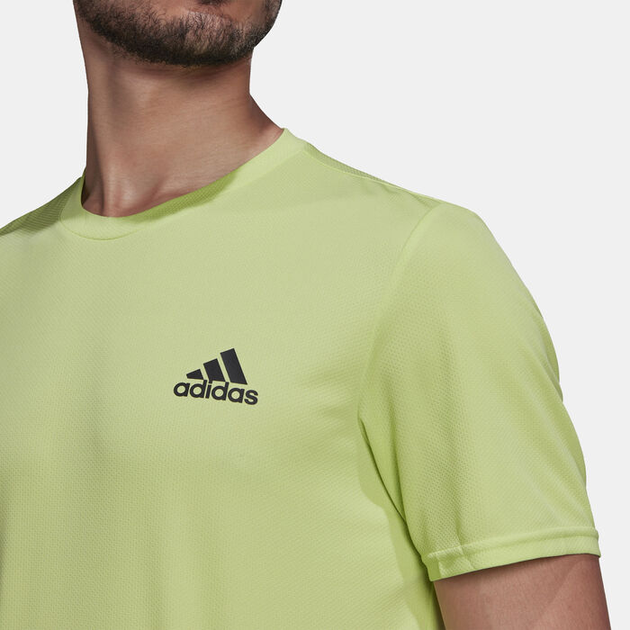 adidas Men's AEROREADY Designed For Movement T-Shirt Green adidas Men's AEROREADY Designed For Movement T-Shirt Green image number 4