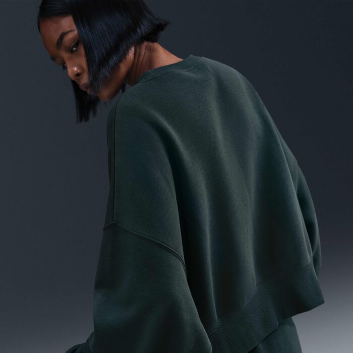 Nike Women's Sportswear Phoenix Fleece Sweatshirt Green image number 1