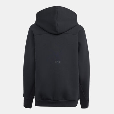 adidas Kids' Z.N.E. Full-Zip Hoodie Black